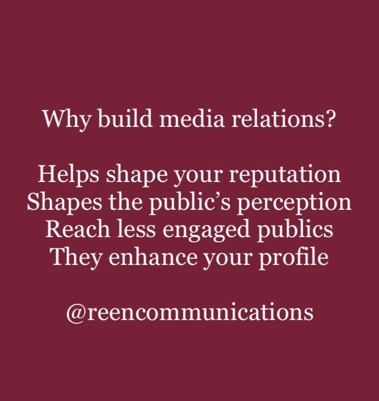 ReenComms's tweet photo. See your great idea transformed into a media story. Let @ReenCommunicat1 develop the right message for the right audience and Media outlet๐๐พโ๐พ
๐ +256775424952 +254712287909 ๐ฉreencommunications@gmail.com
#ReenCommunications #Mediarelations #SMSSU2019 #Communicationstrategist https://t.co/d4lViAphxU