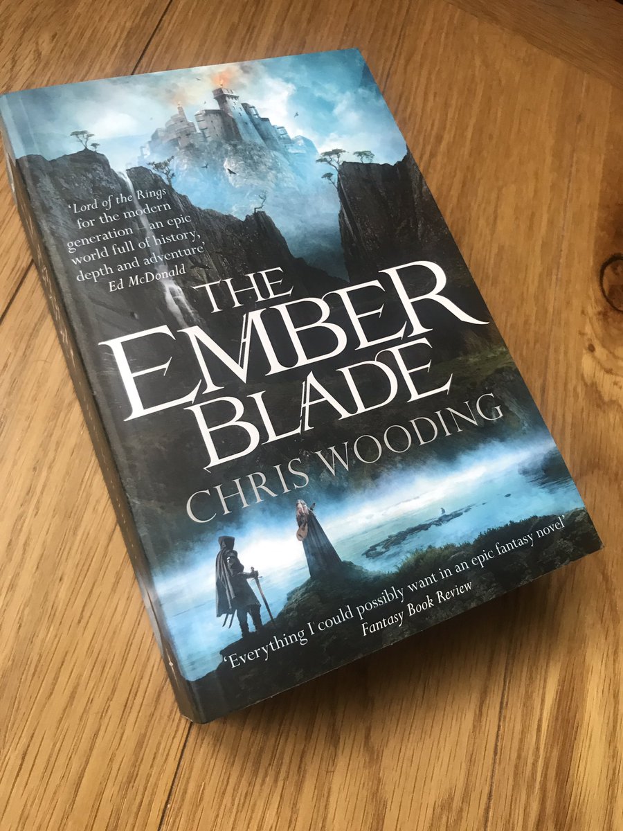 FantasyFiction's tweet photo. Looking forward to getting into this new novel by @_ChrisWooding_ on my hols! https://t.co/Lb0Q6CShNl