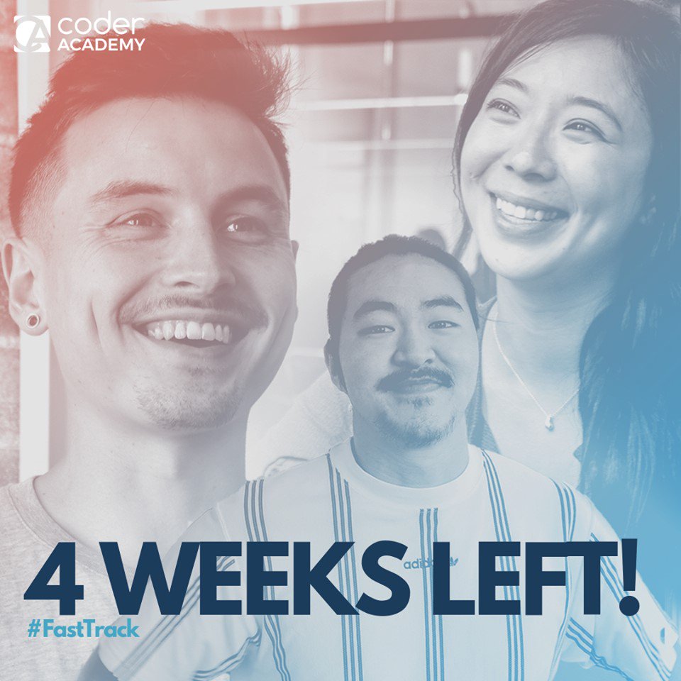 Just 4 WEEKS to go until our next Fast Track #Coding Bootcamp kicks off in #Sydney, #Brisbane + #Melbourne 😮 Spots are filling up fast!

Learn more + apply today: bit.ly/SayHelloToYour…

Ready to become a #WomanInTech? Applications for our #Scholarship close in 10 days! 👩🏽‍💻♀️