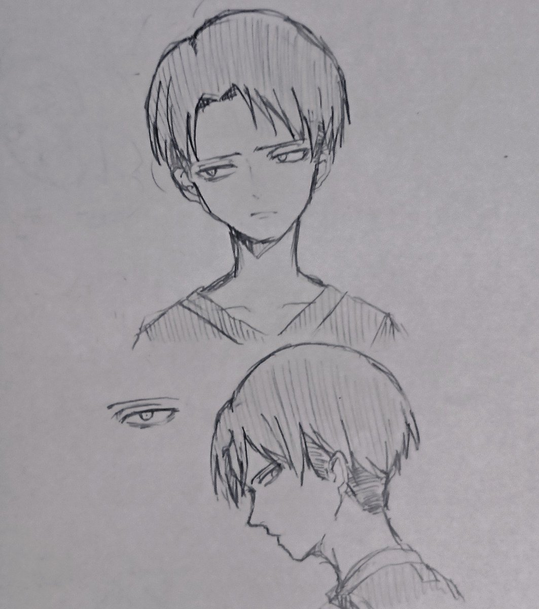 初めて描いたであろうコンパスキャラと
つい最近描いたであろう兵長 
