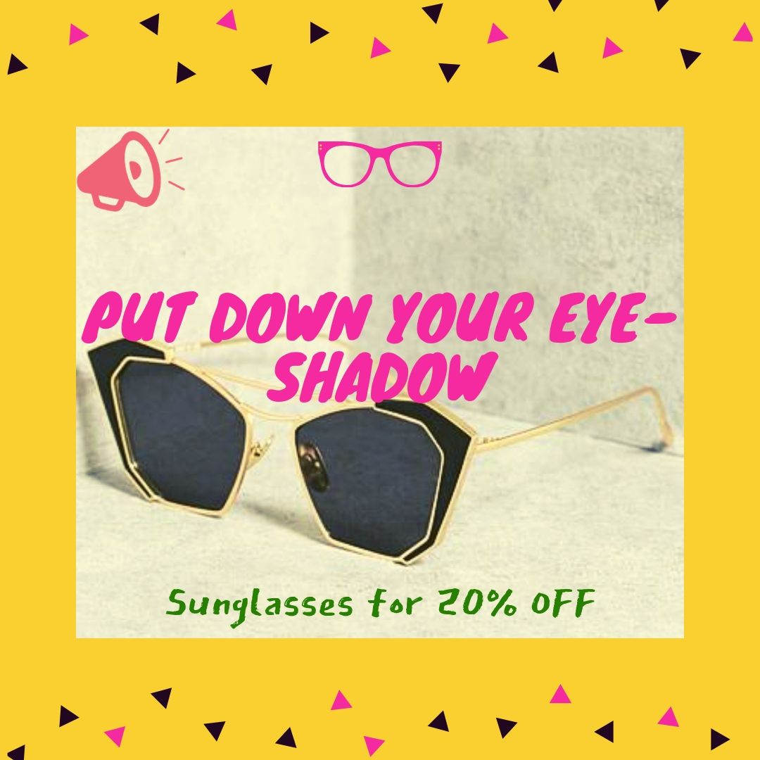 AsaanKsa's tweet photo. Don't underestimate the #cosmetic power of #sunglasses
@AsaanKsa #sunglasses #womenswear #namshi #sale #women #eyeshadow #saudi #discount #fashion #eyewear #trendy #blogger #vlogger #fashionista #style4u #fashionnova #ThursdayThoughts https://t.co/rJHoAPM6lL