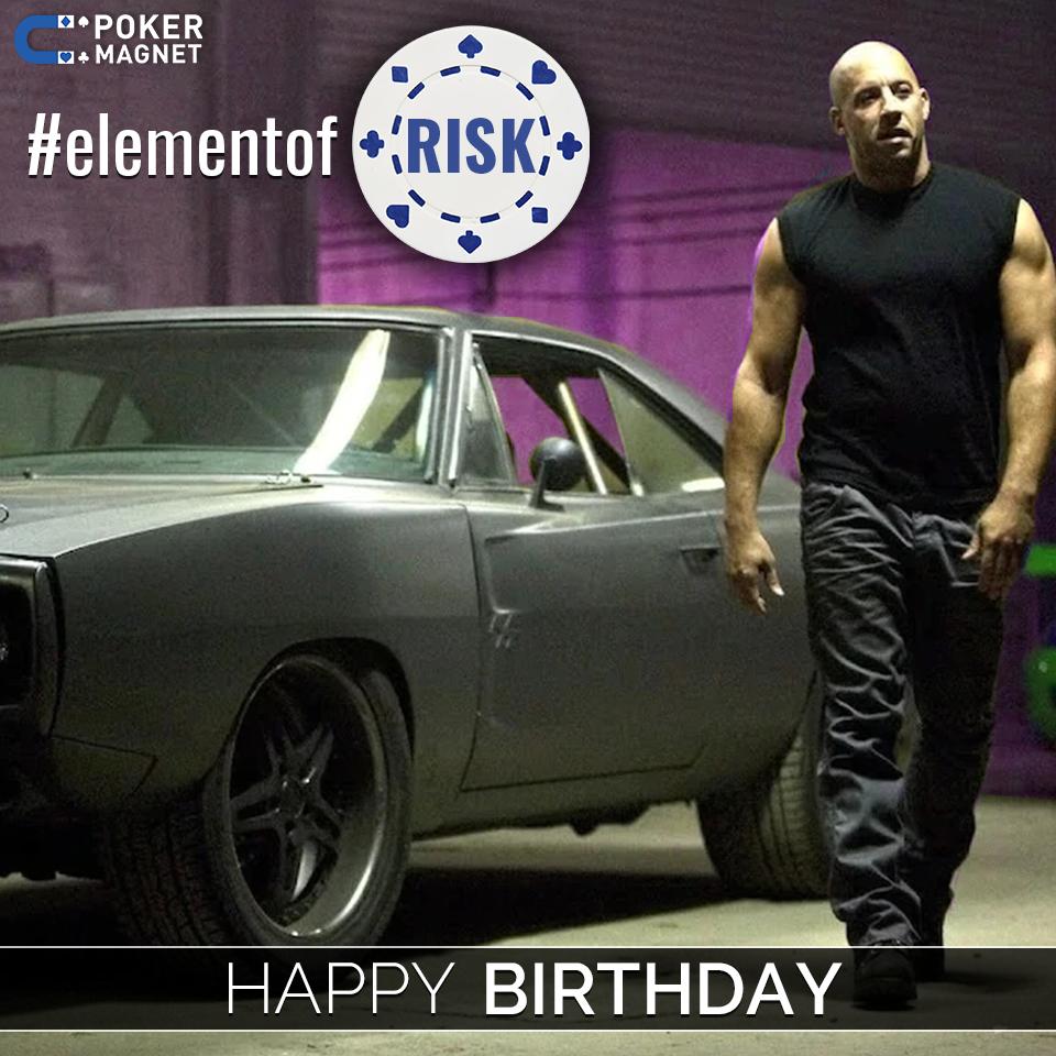 MagnetPoker's tweet photo. #HBD @vindiesel who's life is #Liveexample of RISK like poker has an #element_of_RISK it shouldn't be avoided it should be faced.
👉https://t.co/hGFXUbnyc9👈
#HappyBirthdayVinDiesel 🎂 from @MagnetPoker ♣️
#FastAndFurious #pokermagnet https://t.co/yk6WEPDEMo