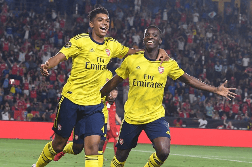 Edward Nketiah anotó en el último minuto la victoria sobre el Bayern