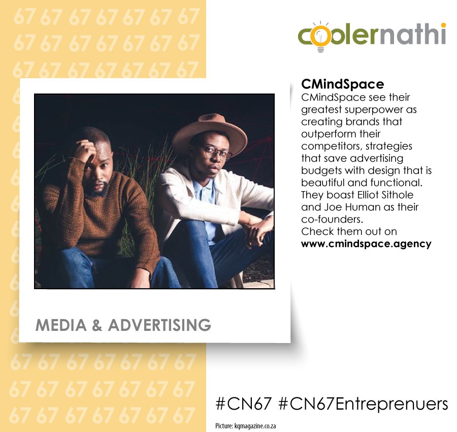 @cmindspace @joe_human_ & Elliot Sithole #CN67 #CN67Entrepreneurs #media #advertising #coolernathi