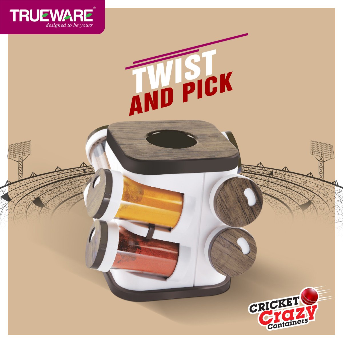 TruewareIN's tweet photo. Twist it and pick up your selection of spices.
#DesignedToBeYours
#SwitchToTrueware https://t.co/tfXXdNDLBe