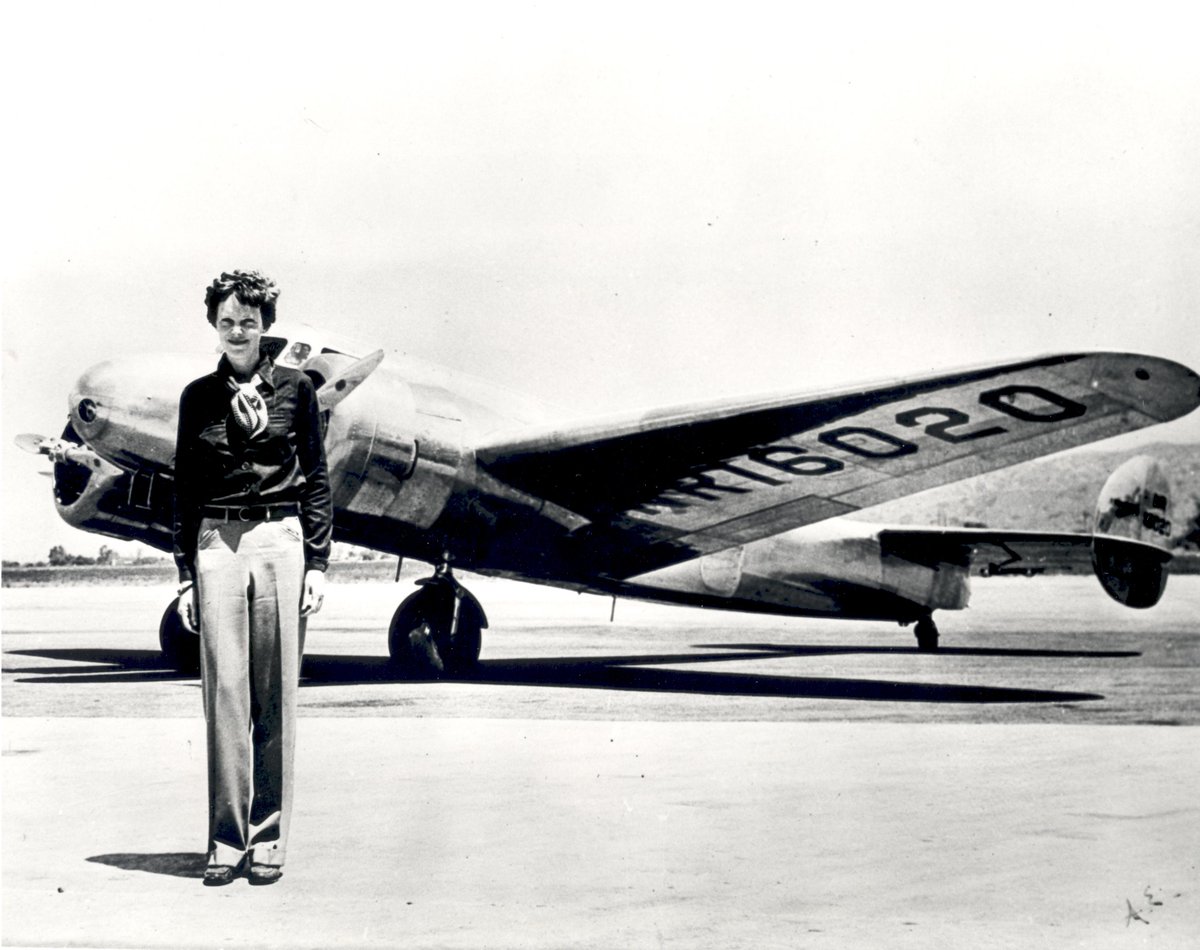 SapiumQuantum's tweet photo. El #18deJulio de 1928, la estadounidense Amelia Earhart se convierte en la primera mujer en sobrevolar el océano Atlántico. https://t.co/efdYqqvg0q