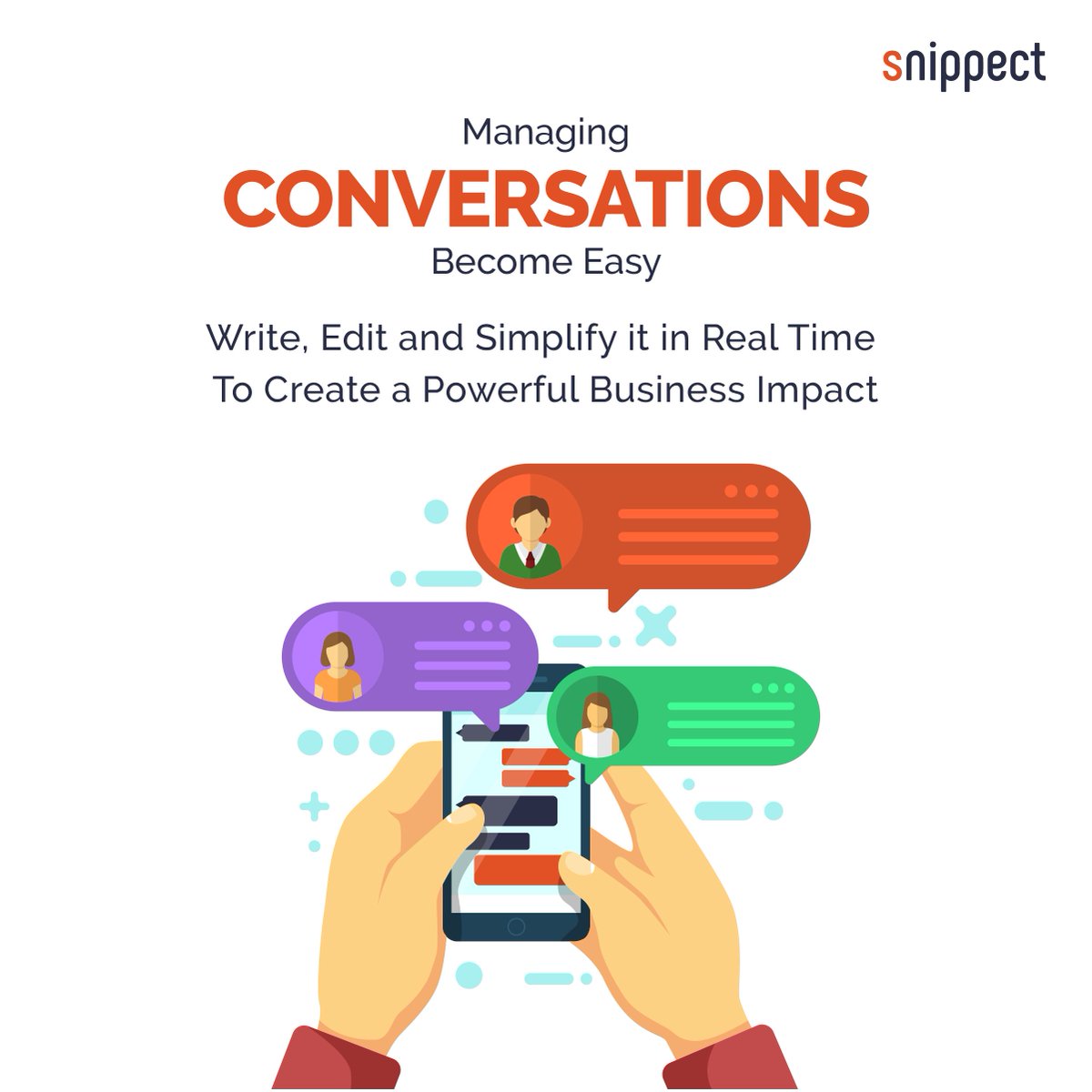 snippectdotcom's tweet photo. You can modify and simplify conversations based on visitors inputs in real-time that too in a hassle-free manner. Snippect's AMP compatible conversation platform enables enterprises to achieve this objective swiftly and easily. Know more at https://t.co/e8cKfk3XBf https://t.co/PkTzE1R2eU