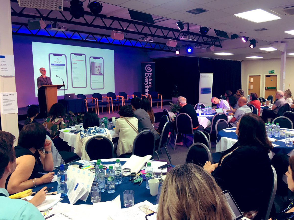 The final story in our Digital Narratives panel comes from <a href="/NicholaMcAvoy/">Nichola McAvoy</a>, founder of <a href="/Ally_Alopecia/">Ally</a>, a friend finder app that tackles the feelings of isolation for people with alopecia #DistractionsGM #AlternateFuturesGM