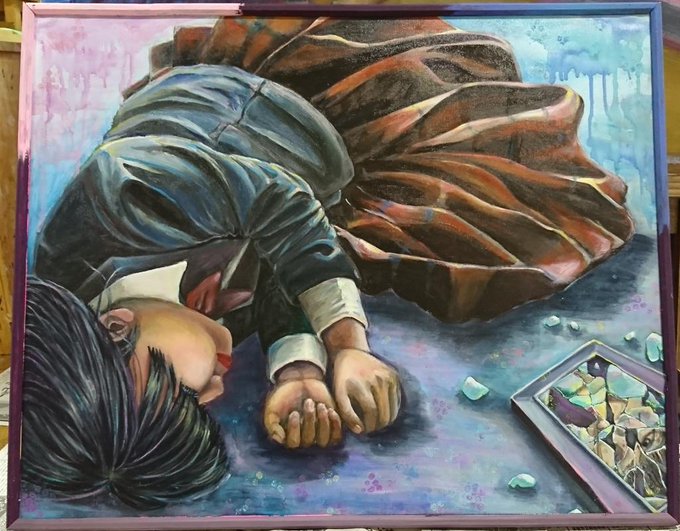 月猫の油絵のtwitterイラスト検索結果 古い順