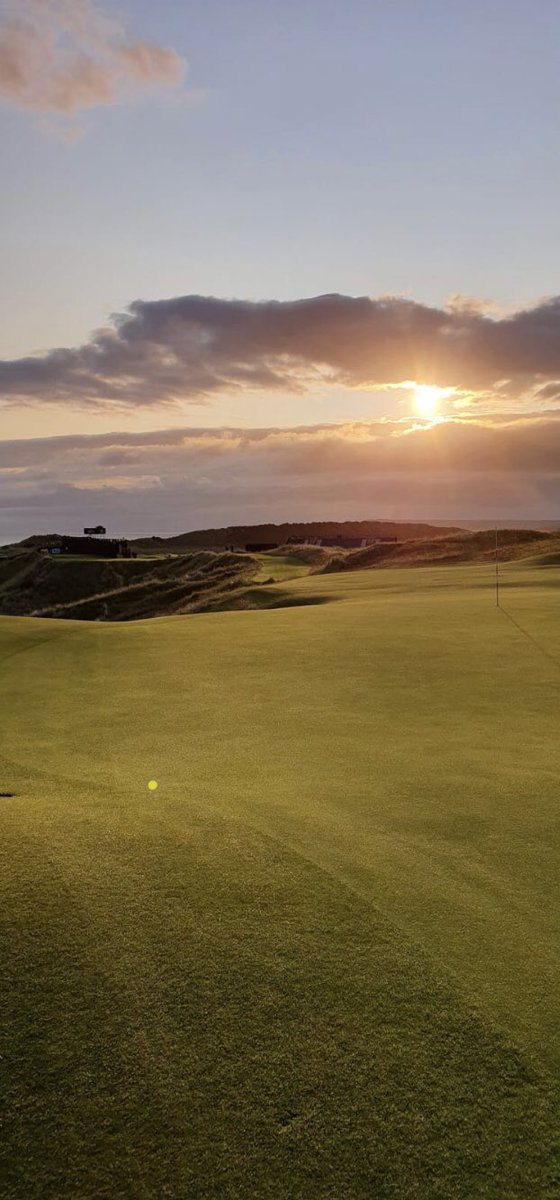 SpolverSimon's tweet photo. Here we go, Day 1 of The Open 2019.  Amazing morning mowing greens.  The course is phenomenal. 👌👌 @AquatrolsEurope @3Andybarr @WhitleyBayGC @negolfer https://t.co/Tt55CruExj