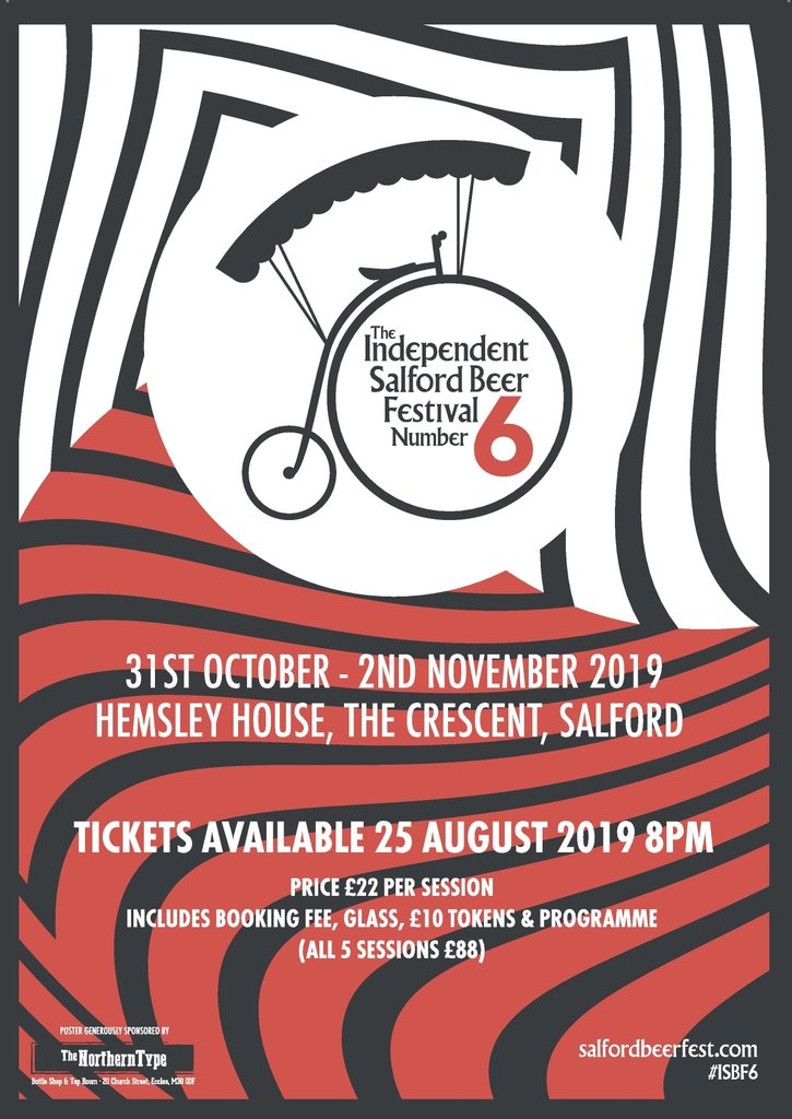 salfordbeerfest's tweet photo. 11hrs. And 39mins.
#JustSaying
#ISBF6 #LaunchBash #Tickets https://t.co/fpIebZ8iwL
