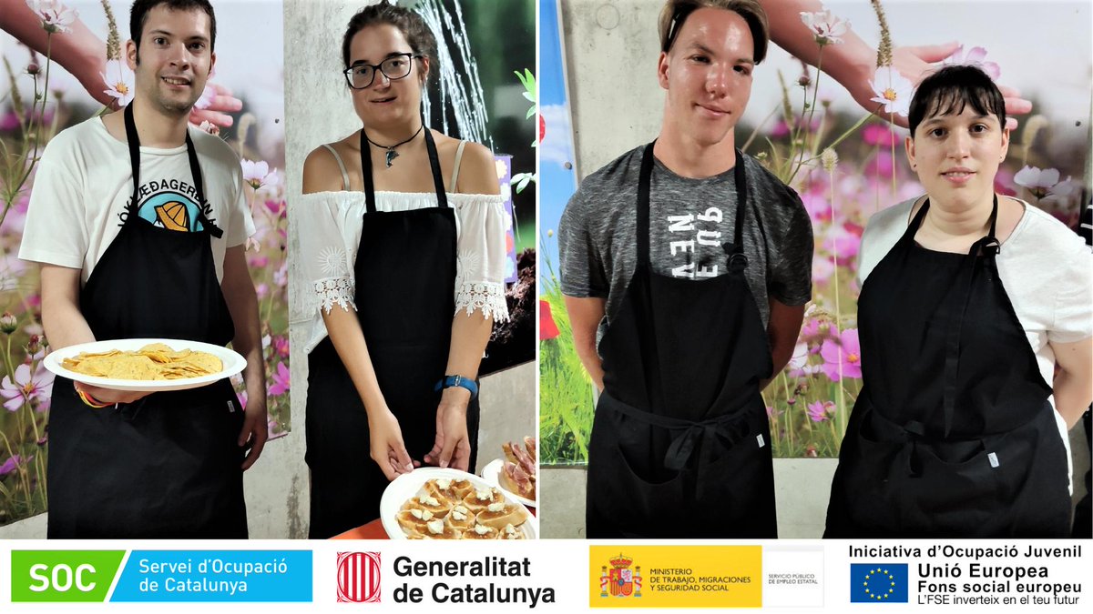 LaFACT_Fupar's tweet photo. Tastet gastronòmic a càrrec dels joves del curs d’Auxiliar de serveis de barra i neteja de Fupar dels Projectes Singulars de Garantia Juvenil. Amb aquesta degustació, posem en pràctica competències, finalitzem la primera part de la formació i iniciem la fase d’orientació laboral. https://t.co/OP6g6NG2ul