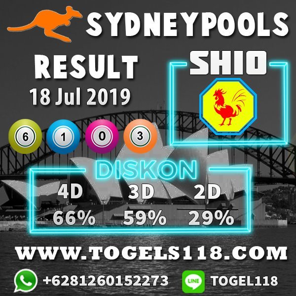 Hasil Pengeluaran Togel Sydney Pools Kamis 18 Juli 2019 Result : 6103 Sah  Shio : Ayam Selamat Kepada Para Pemenang. Salam Togel118. #Togelonline  #Togel118 #Situstogel #Juditogel #Togel #Prediksiangka #Judionline  #Togelsydney... | Snapwidget
