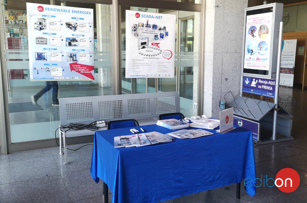 Edibon_Intl's tweet image. We attended #EWRA, the World Congress on Water Resources and Environment. These are necessary to raise awareness of the importance of #renewableEnergy today and to seek scientifically sound and economically efficient solutions that are environmentally friendly. #DiscoverEdibon