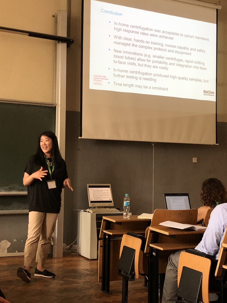 CLScohorts's tweet image. To conclude: high response rates for in-home centrifugation; nurses safely managed protocol &amp;amp; equipment; new equipment is portable but costly; produced high quality samples; time length cld be a barrier #ESRA19