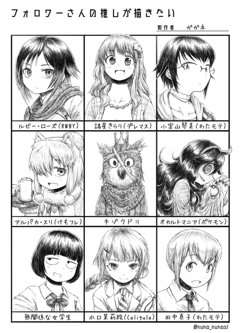 #フォロワーさんの推しが描きたい
たのしかったです。
リクエストありがとうございました。 