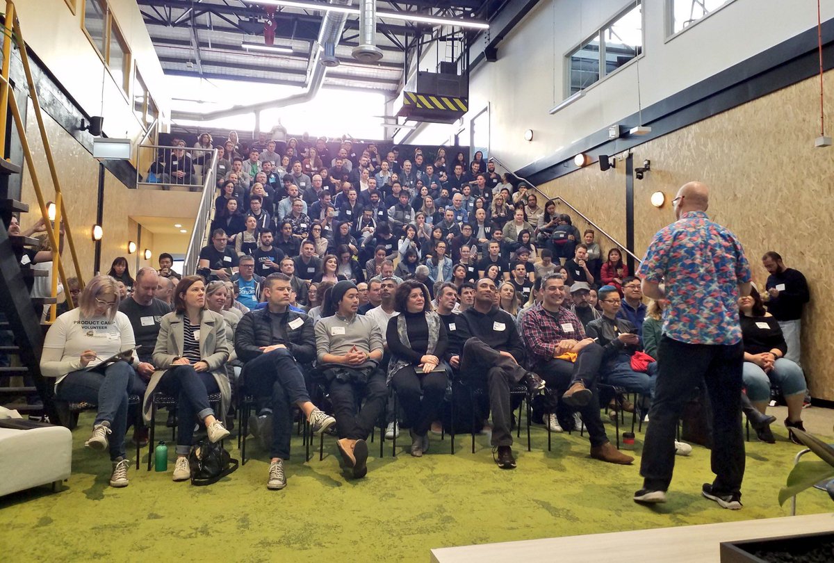 RebeccaJLJ's tweet photo. Product Camp Melbourne is turning 10 years old. No matter what your level of #product experience you will be welcomed at this day of collaborative learning. Register now: https://t.co/Ki3gdPhJAL #prodmgmt #prodmarketing #proddesign #meetup CC @pcampmelb https://t.co/wsbnxpskyL