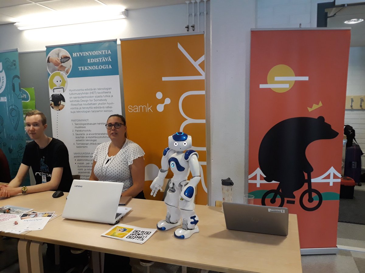 Tänään olen mukana Robottirannikon automaatiomessuilla yhdessä @SatakunnanAMK kanssa.