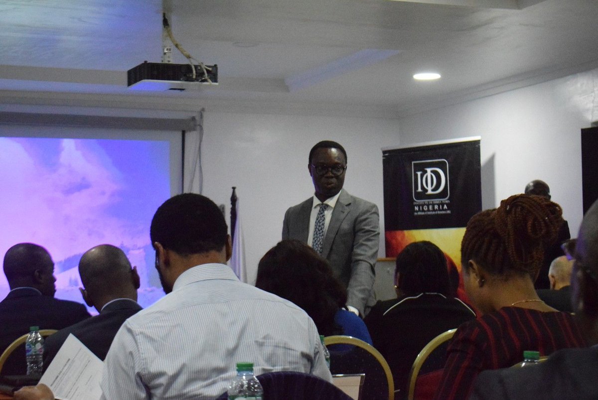 TheIoDNigeria's tweet image. The Company Direction Course deepens a director's understanding of the fundamentals of corporate governance and governance standards.
buff.ly/2xUNo4x
#IoDNigeria #CorporateGovernance #DirectorDevelopment