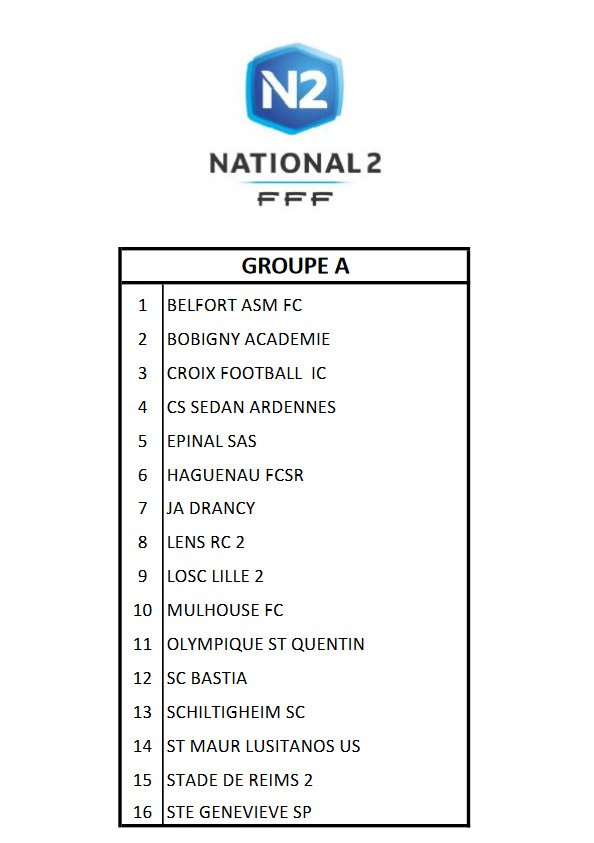 Racing Club De Lens On Twitter Formation Voici Les Groupe De Championnat Pour Les Joueurs De Pro 2 N2 Elite U19 Et Espoirs U17 Du Rclens Decouvrez Le Calendrier De Pro 2