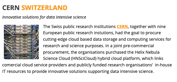 Helix Nebula (@helixnebulasc) on Twitter photo We are very proud of the #award received by <a href="/sppglobal/">Second Passport Pathways</a> Procura+ Awards 2019! @HNSciCloud pre-commercial <a href="/procurement/">Procurement Uncovered</a> has been shortlisted "Innovation Procurement of the Year", in the sub-category "Outstanding Innovation Procurement in ICT"! procuraplus.org/awards/ We are very proud of the #award received by <a href="/sppglobal/">Second Passport Pathways</a> Procura+ Awards 2019! @HNSciCloud pre-commercial <a href="/procurement/">Procurement Uncovered</a> has been shortlisted "Innovation Procurement of the Year", in the sub-category "Outstanding Innovation Procurement in ICT"! procuraplus.org/awards/