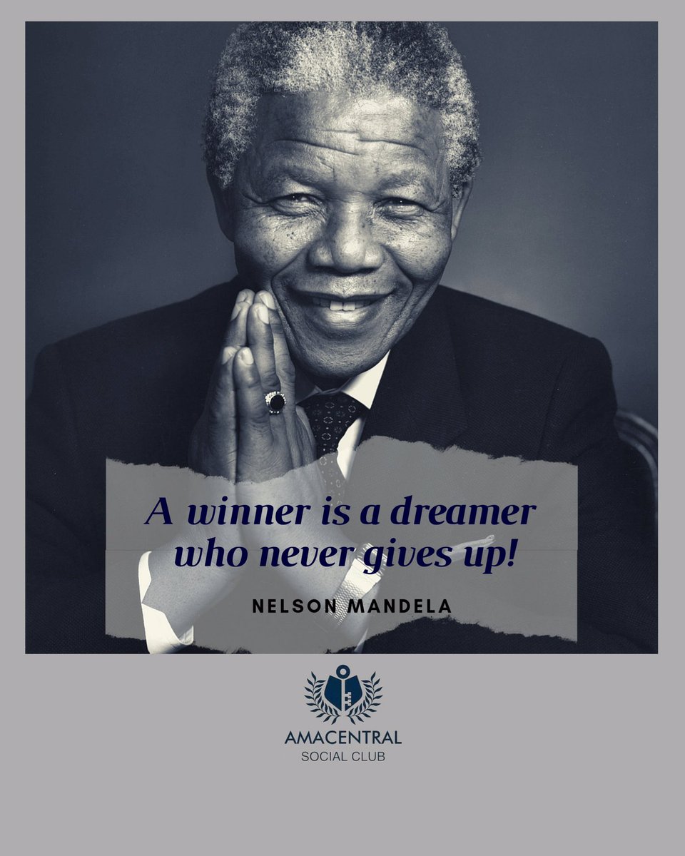 AmacentralC's tweet photo. Act and inspire change in your community. We honour and celebrate Nelson Mandela today. #NelsonMandelaDay #AmaCentralSocialClub https://t.co/Uy7gtTYI9b