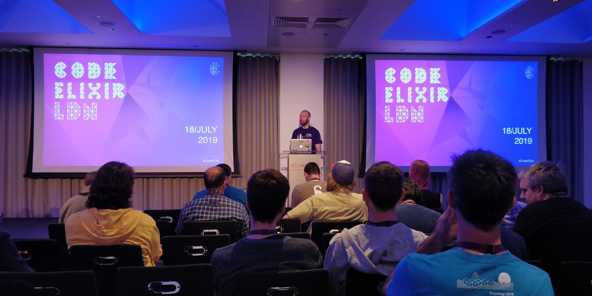 picandocodigo's tweet image. Let&apos;s go! #CodeElixir LDN 🙌