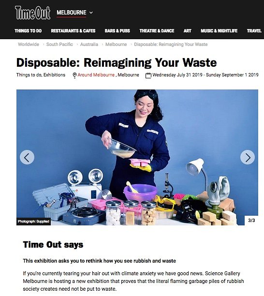 catherineyoung's tweet photo. Oh dear, The #SewerSoaperie heads to @scigallerymel, one of my fave public spaces in the world! Thank you, @TimeOutMel for the startling reminder. ππ
https://t.co/l7PQe91Dkq
#ApocalypseProject #SGMdisposable #climatechange #consumption #contemporaryart #sustainability https://t.co/73xgdedP79