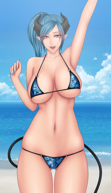 古の水着フィオルをリメイク!!
Pixivの企画にフィオレの妹として登場してた娘、似ていない( ˙࿁˙ )

他の差分はこちらになります、よろしければ!!    
【Enty】https://t.co/YRmxwemfzL              
【Fantia】https://t.co/xSOCZ3iuH8             
【Fanbox】https://t.co/YiDsTThwan … 