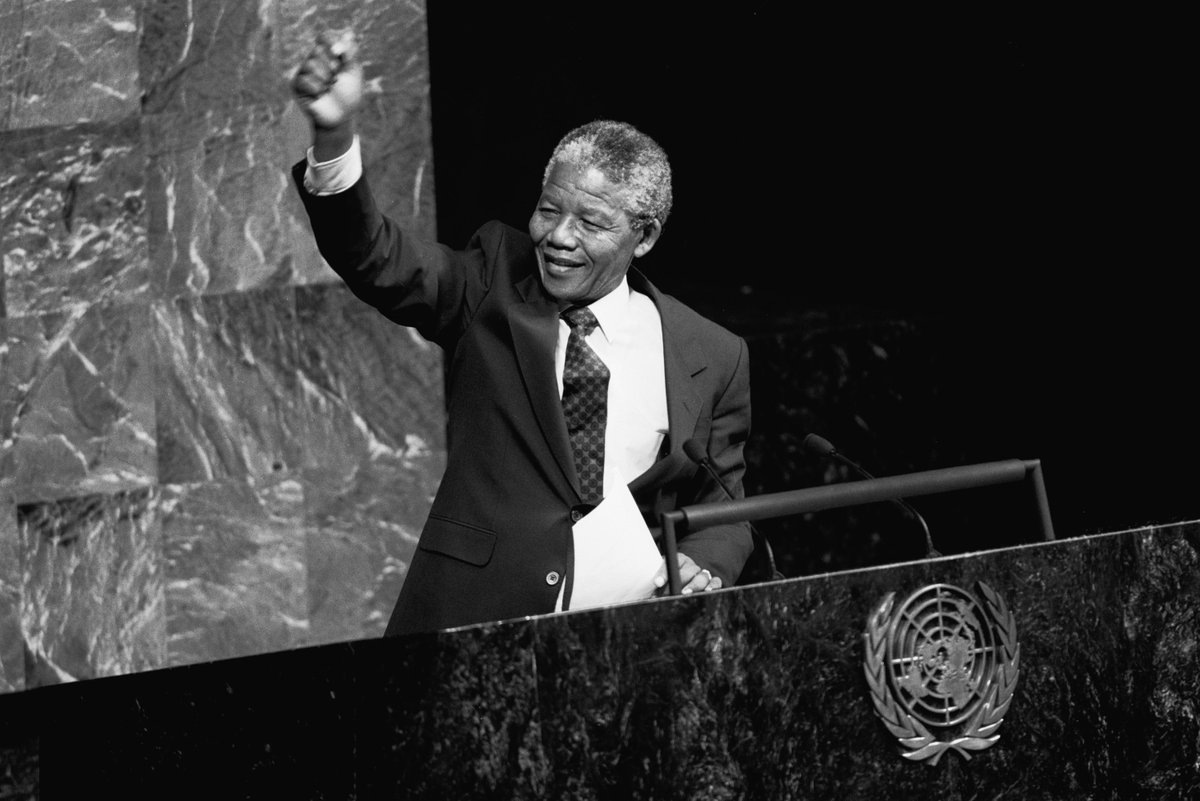 Refugees's tweet photo. He was a champion for peace and inclusion.
His compassion and solidarity for the persecuted are unparalleled.
We will never forget his tireless commitment to help the vulnerable.

#MandelaDay https://t.co/DdJOhpEfT0