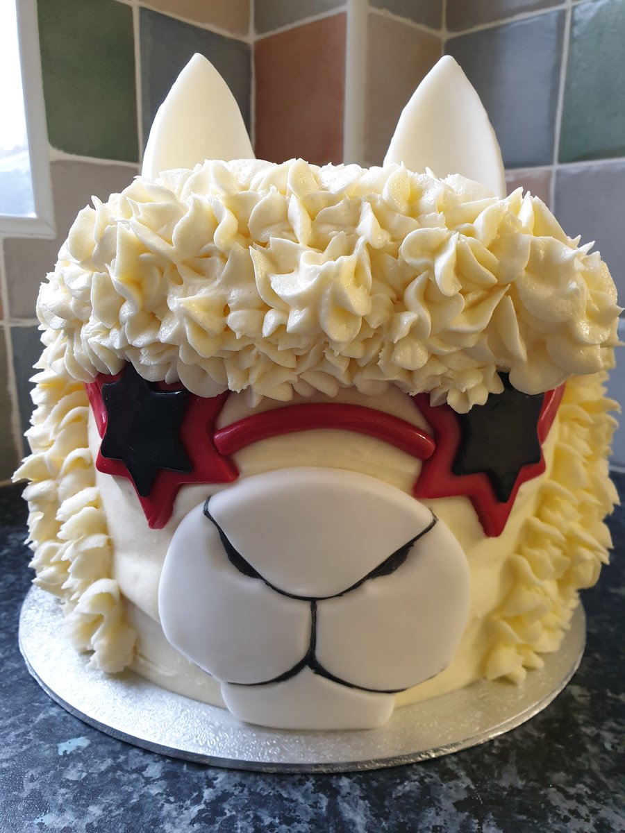 Victoria_cakes1's tweet photo. Alan the alpaca! #alpaca #cake #cakedecorating #bake #cakes #buttercream #llama #animallovers #nomnomnom https://t.co/L9qpsFo9L6