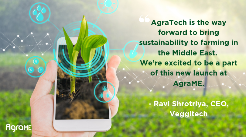 GrowtechME's tweet photo. Hear from the industry about the launch of our new sector 'AgraTech'
@veggitech 

#Veggitech #CEO #tech #launch #newsector #agricultre #technology #ai #robots #drones #AR #VR #farm #farmers #farming #sustainability #land #dubai #abudhabi #uae #middleeast #agratech #agrame #march https://t.co/jk6oaAc3Q1