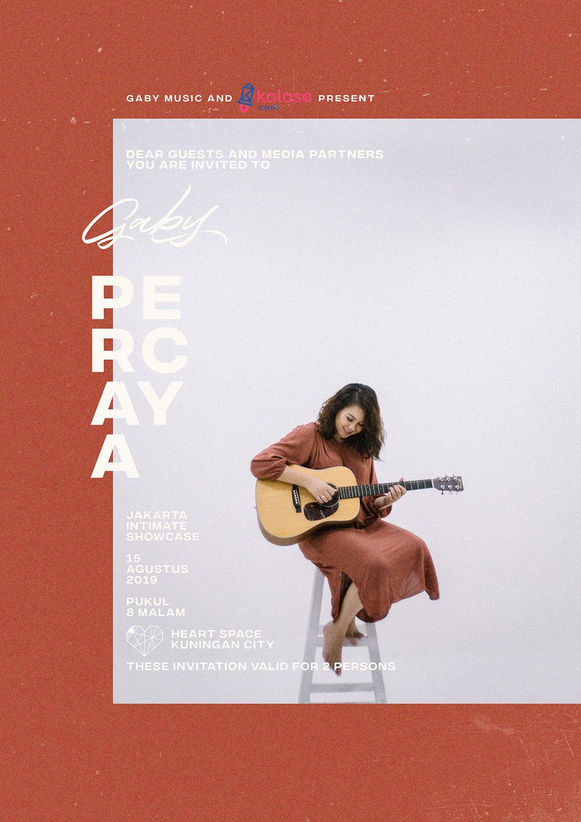 Halo semua. Istriku @gabrielagaby89 bakal ngadain showcase di Jakarta dan Surabaya! Info detail dan tiket bisa dibeli di
kolase.com/gabyshowcase