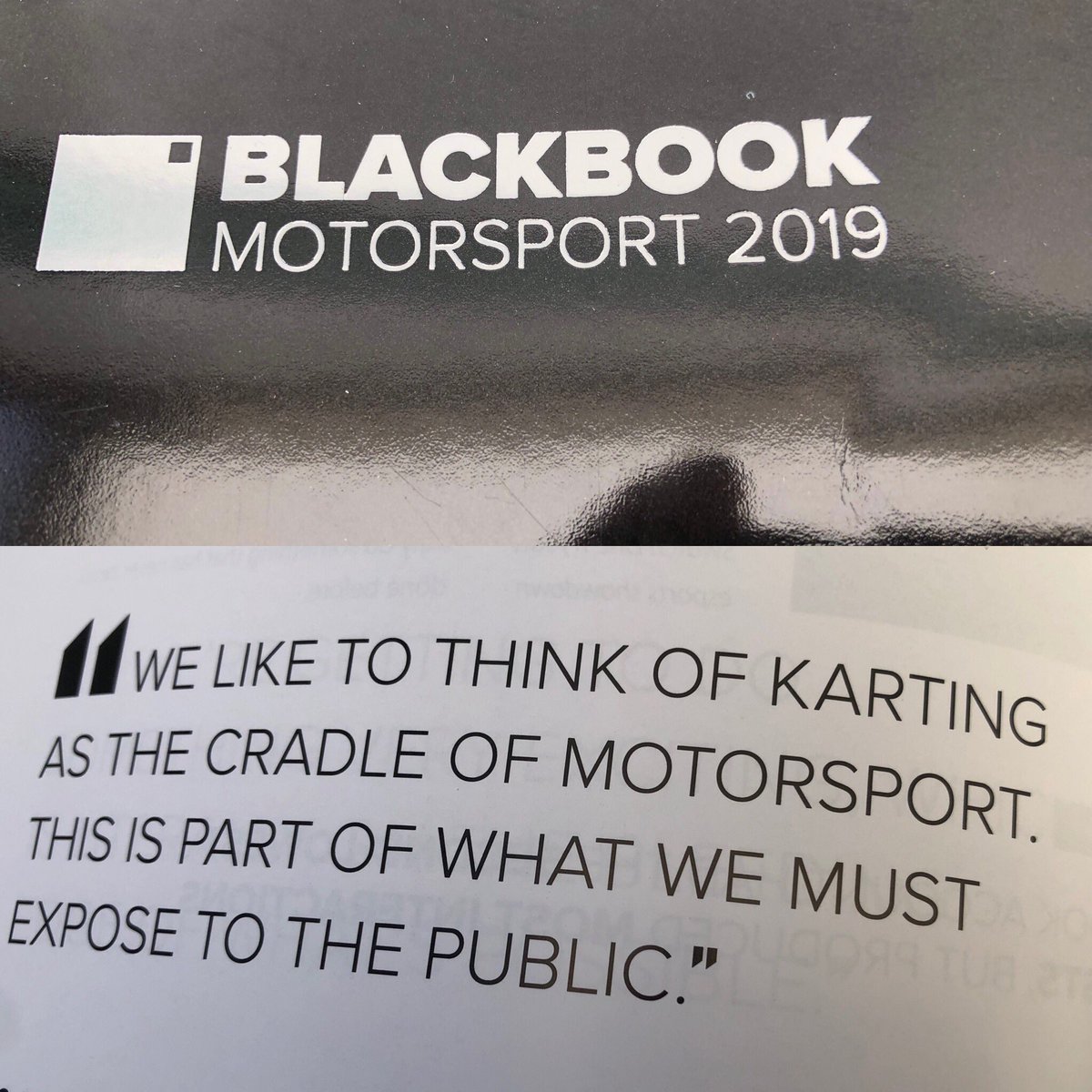 TVKCpfi's tweet photo. Karting - where many top drivers began their careers but also a sport in its own right. Quote from @fiakarting promoter James Geidel🏁 https://t.co/Eme8d5k7S4