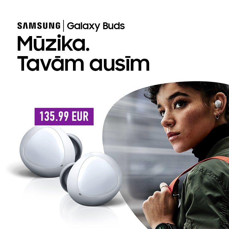 ❗️Pie mums Samsung Galaxy Buds par 135.99 EUR❗️
Tās ir ne tikai brīnišķīgas, lai klausītos, tās ir lieliskas, lai Tevi arī sadzirdētu.
Pērc jau šodien 👉 bit.ly/2SqTnrl