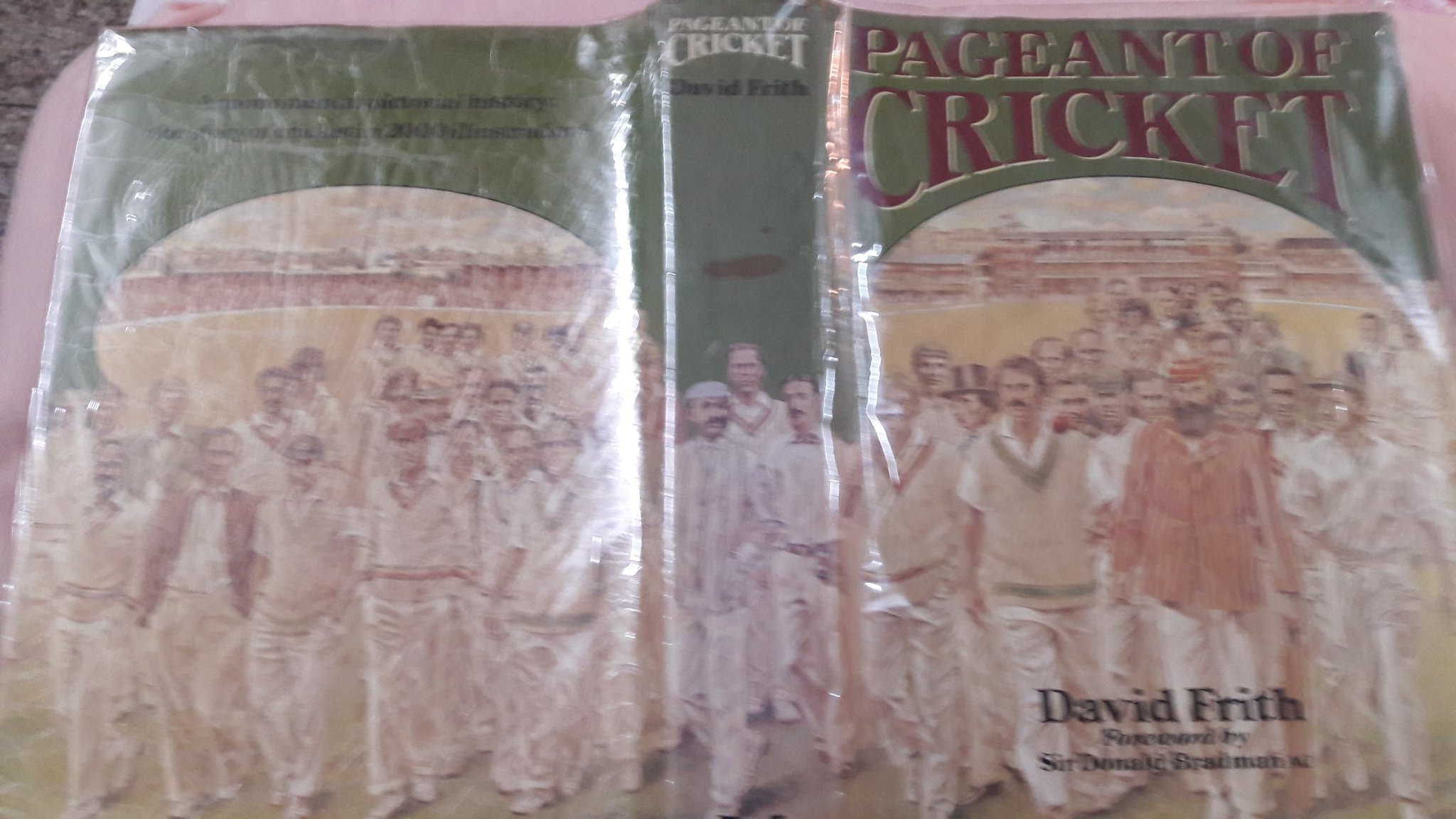 Separated by 171 years but together on the cover. Happy birthday WG and FOT, aka Dennis Lillee 