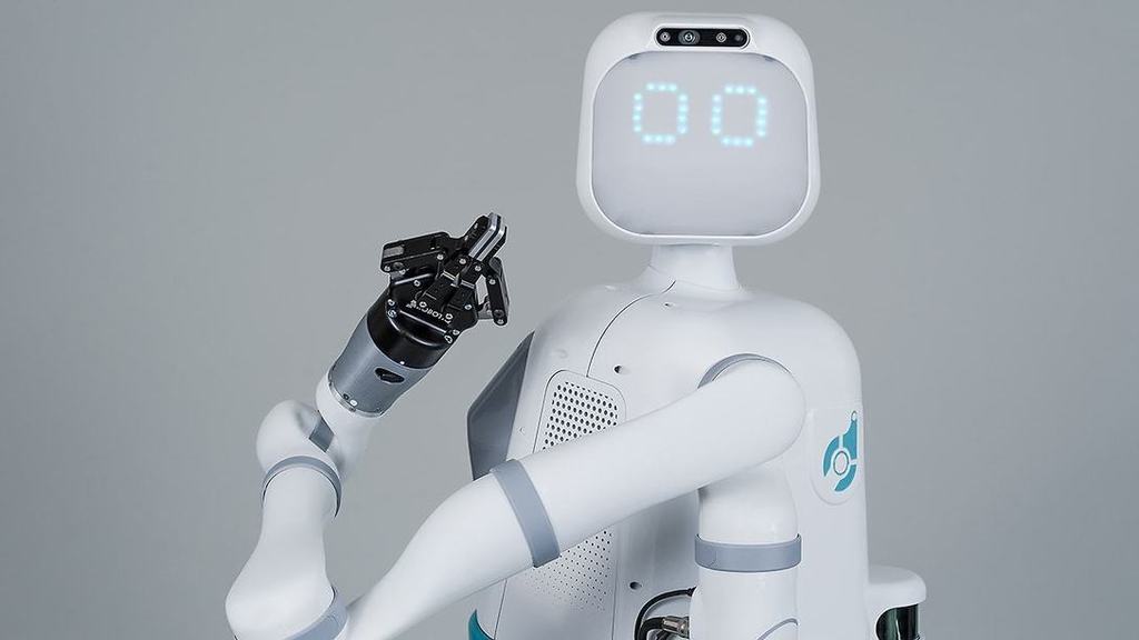 RobotShop's tweet image. Meet #Moxi, a robotic nurse assistant with heart eyes rb1.shop/2XynmOZ @FastCompany #NurseRobot