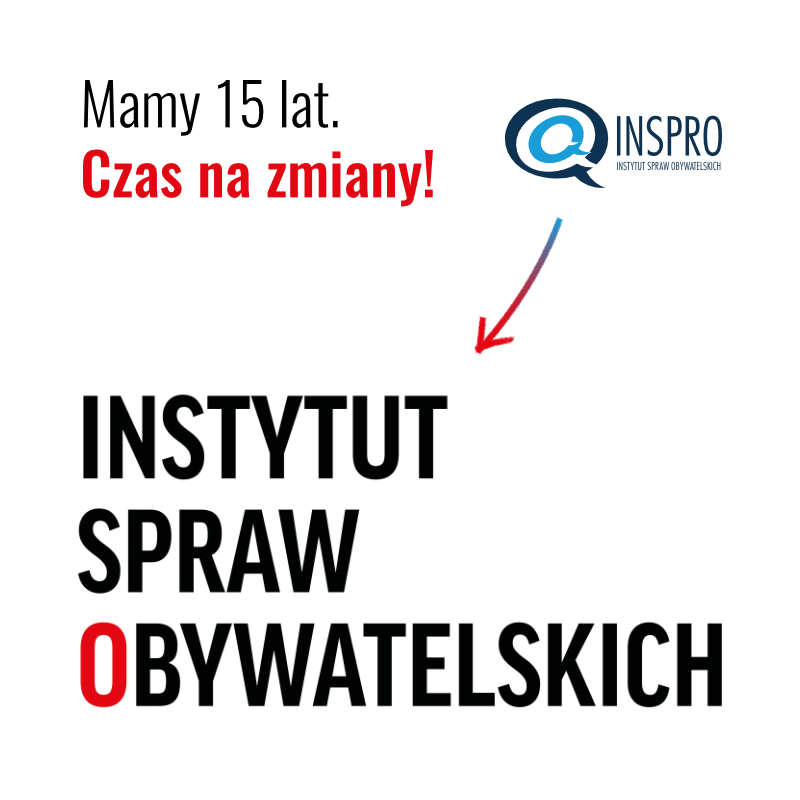 InstytutSprawO's tweet photo. W przeszłości odbiorcy naszych działań nazywali nas: INSPIRO, Fundacja INSPRO, FISO, #INSPRO, Instytut Praw Obywatelskich, Instytut Spraw Obywatelskich (INSPRO), Instytut INSPRO, INSPRO – #InstytutSprawObywatelskich, itd. Kończymy z tym. Co Wy na to? :-) https://t.co/4Syheg9UGS https://t.co/pOpgBqMxxC