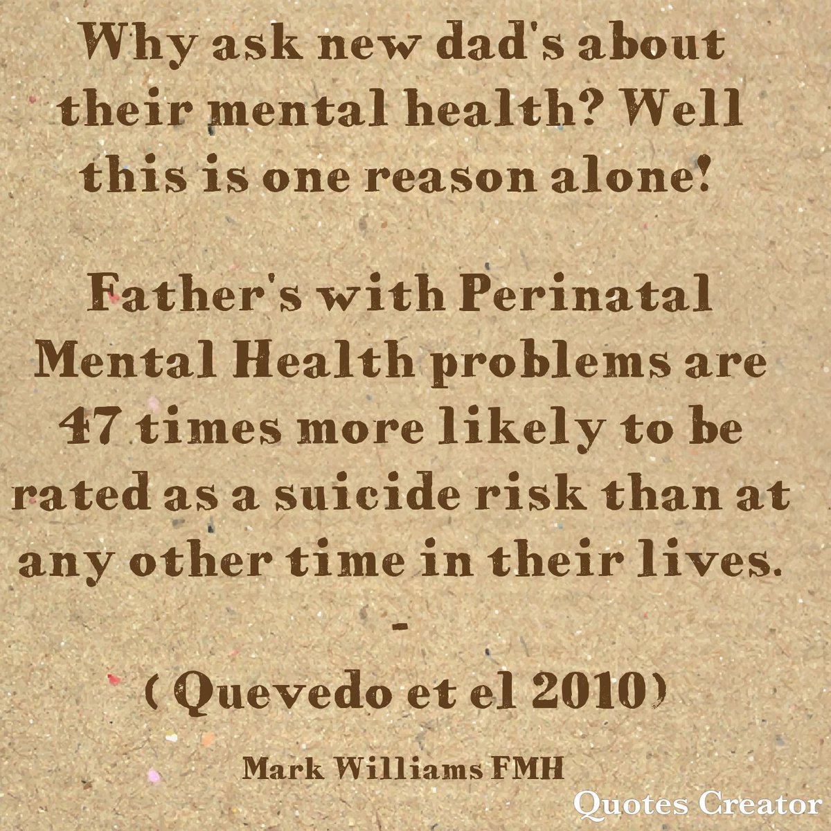 MarkWilliamsFMH's tweet photo. @JackieDP @CPJElmore @MMHAlliance @MMHScot @FathersNetScot @fatherhoodinst @PNDandMe @DrAndyMayers @MovemberUK https://t.co/jkRTpWL8Ts