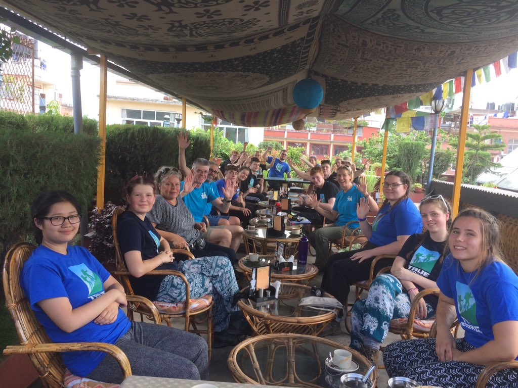 nepal2019's tweet photo. We’re here!! https://t.co/t7rsjE81po