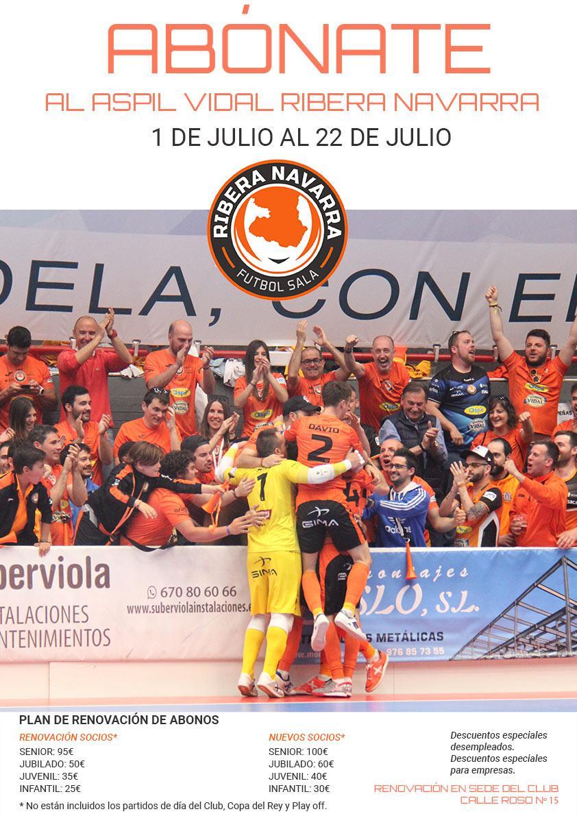 RiberaNavarraFS's tweet photo. 🎟️RENOVACIÓN DE ABONOS🎟️

Quedan cuatro días para renovar tu compromiso con el @RiberaNavarraFS. 
Muchos ya lo han hecho. ¿A qué esperas tú?

Te esperamos en el número 15 de la calle Roso de 10 a 13:30 y de 18 a 20 horas.

#ÚneteALaPasiónNaranja https://t.co/37tZ4zvwmJ