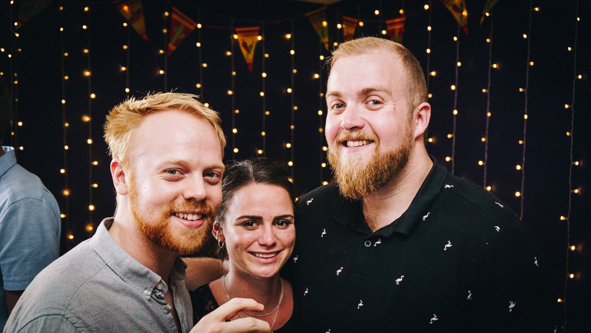 radiospecialist's tweet photo. Here's a juicy Taco throwback to @UniversalPM_UK's 'Tacover' soiree. Just look at Kirsty, Matt and James... aren't they just the cutest! #ThrowbackThursday #msc #MapleStreetCreative https://t.co/2Df3O1TDGs