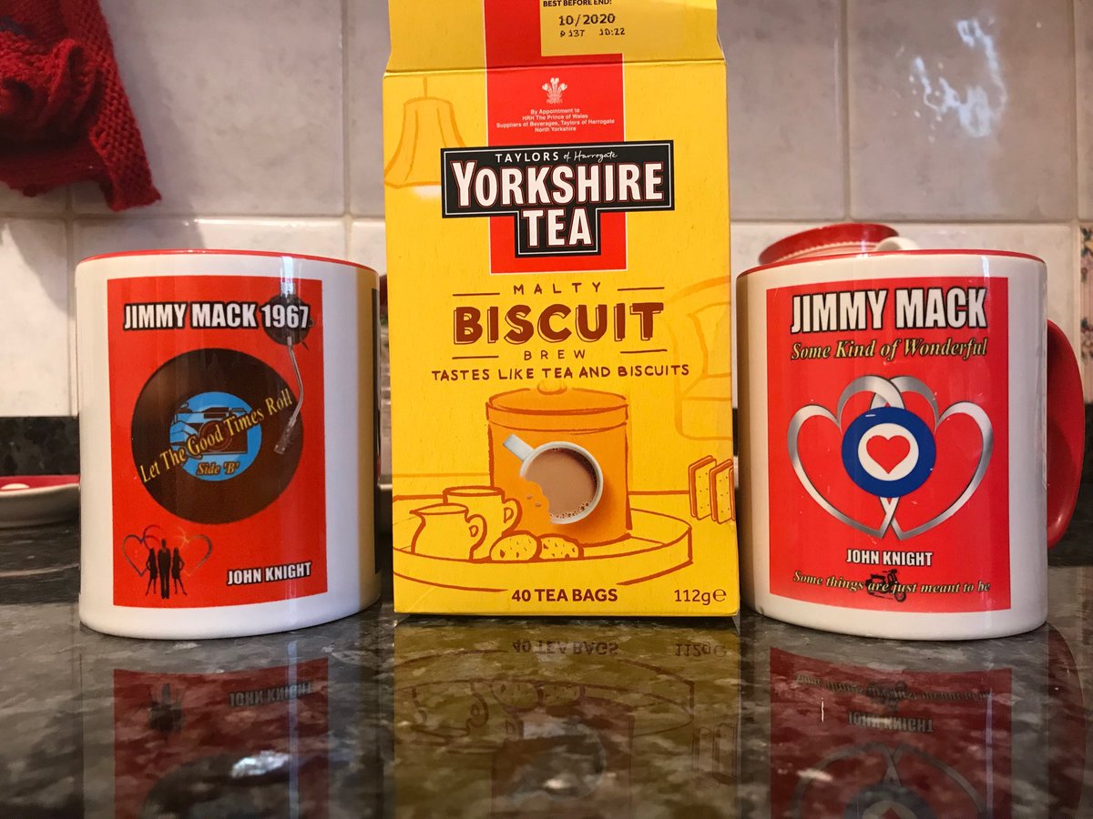 JKnight_Author's tweet photo. Today’s ‘Strange Brew’ for when I’m editing. The new novel ‘Let the good Times Roll’. #tea #YorkshireTea #StrangeBrew #strangebrew #biscuitflavouredtea #JimmyMack1967 #Writersbreak #Modfiction #drink #teabreak #JimmyMackNovel #editing #lieraryagents https://t.co/X407nR3gvm