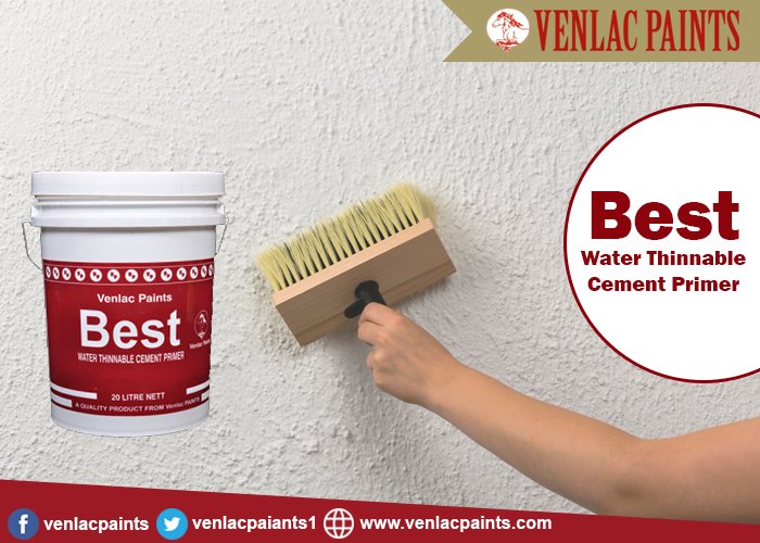 venlacpaints1's tweet photo. Venlac paints equipped for all of your painting needs. For better look to your wall painting use Venlac Primer for perfect finish.
to get that perfect finish see https://t.co/OrXIm8ApjL.
#venlacpaints #primer #perfectfinish #betterlook https://t.co/J2WzvTXU8Z