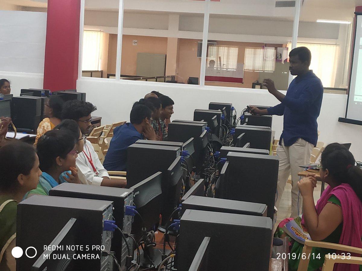 drsris's tweet photo. 'Workshop on Advanced Deep Learning' with Students of Sree Vidyanikethan Engineering College, Tirupati from June 13, 2019 to June 15, 2019
#DeepLearning #MachineLearning #ArtificialIntelligence #DeepTour https://t.co/CjL2k5957s