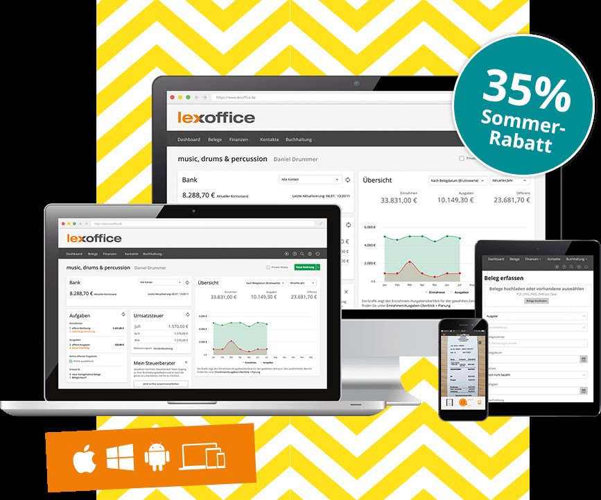 presseticker's tweet image. PM | Buchhaltungsfrei mit lexoffice: Mehr vom Sommer dank neuer Features pr-gateway.de/s/368732

#Lexware #lexoffice #Buchhaltung #Banking-Funktionen #Belegerfassung #Sommerrabatt #Business-Alltag