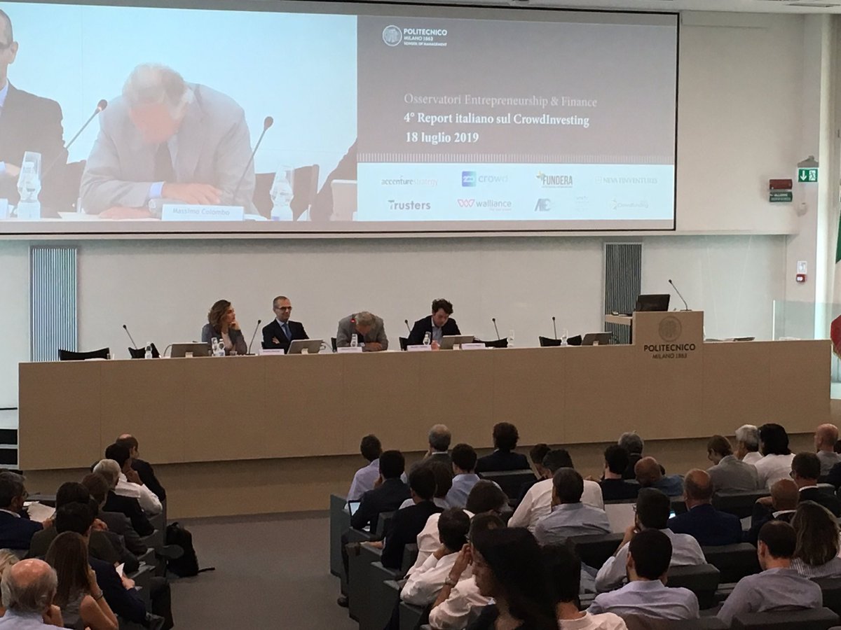 Insieme al #crowdinvesting cresce anche l’Osservatorio del @MIP_PoliMi  presentazione del #reportcrowdinvesting con le esperienze di <a href="/winelivery/">Winelivery - L'App per bere!</a> e #sip&amp;t e due tavole rotonde