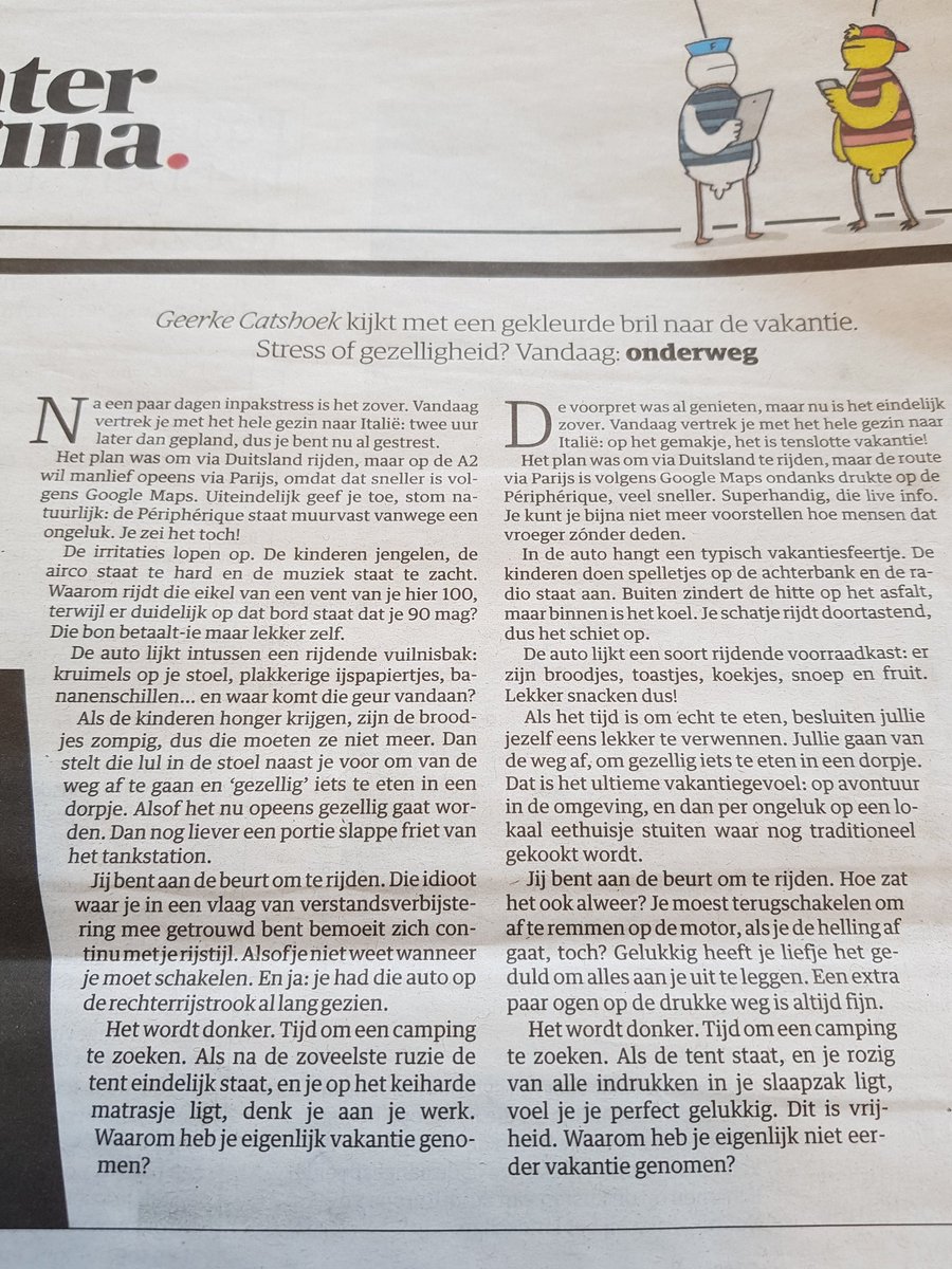 #vakantie goede reis allemaal