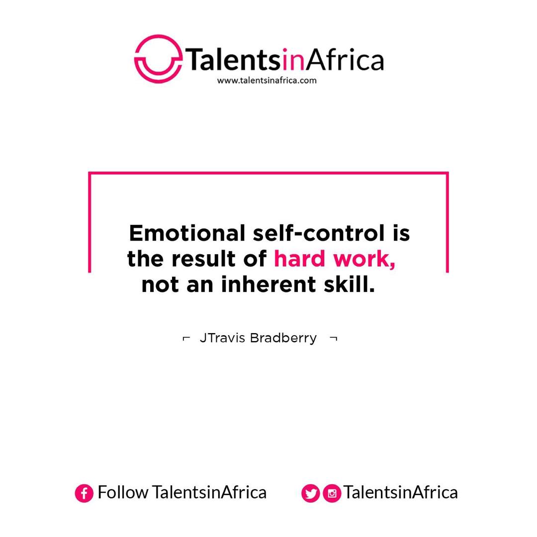 TalentsinAfrica's tweet photo. #morningmotivation #TIAWorks
________________________________
Dr. Travis Bradberry is the award-winning co-author of the #1 bestselling book, Emotional Intelligence 2.0, and the cofounder of TalentSmart
_________________________________
#onlinejobs #jobs #workfromhome #jobsearch https://t.co/tSRZpSfAWL
