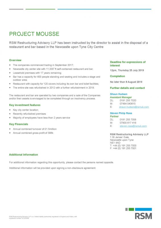 wesellanycompan's tweet photo. New business for sale -
Project Mousse - https://t.co/qZIyxo0RUm #businessforsale #tyneandwear #restaurantsbusiness https://t.co/kh3P3BFgfw